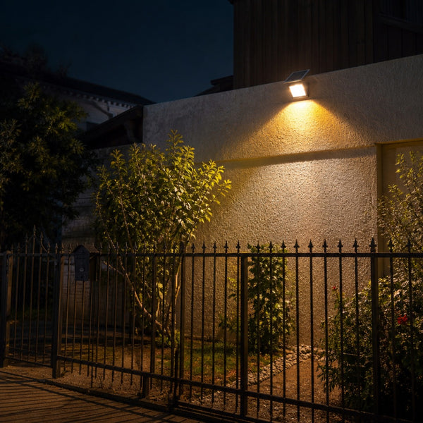 Foco Solar LED 200 W con Panel y Control Remoto