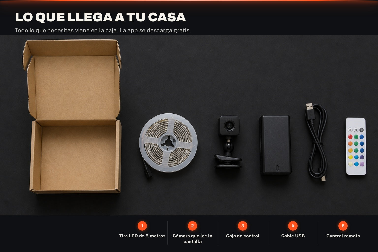 Contenido de la caja